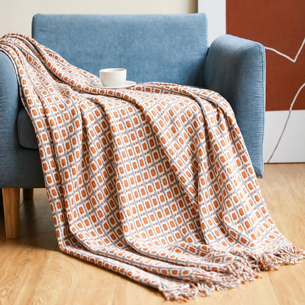 Summer Tassel Small Cozy Blaket-Brwon-130*152+10CM-Free Shipping at meselling99