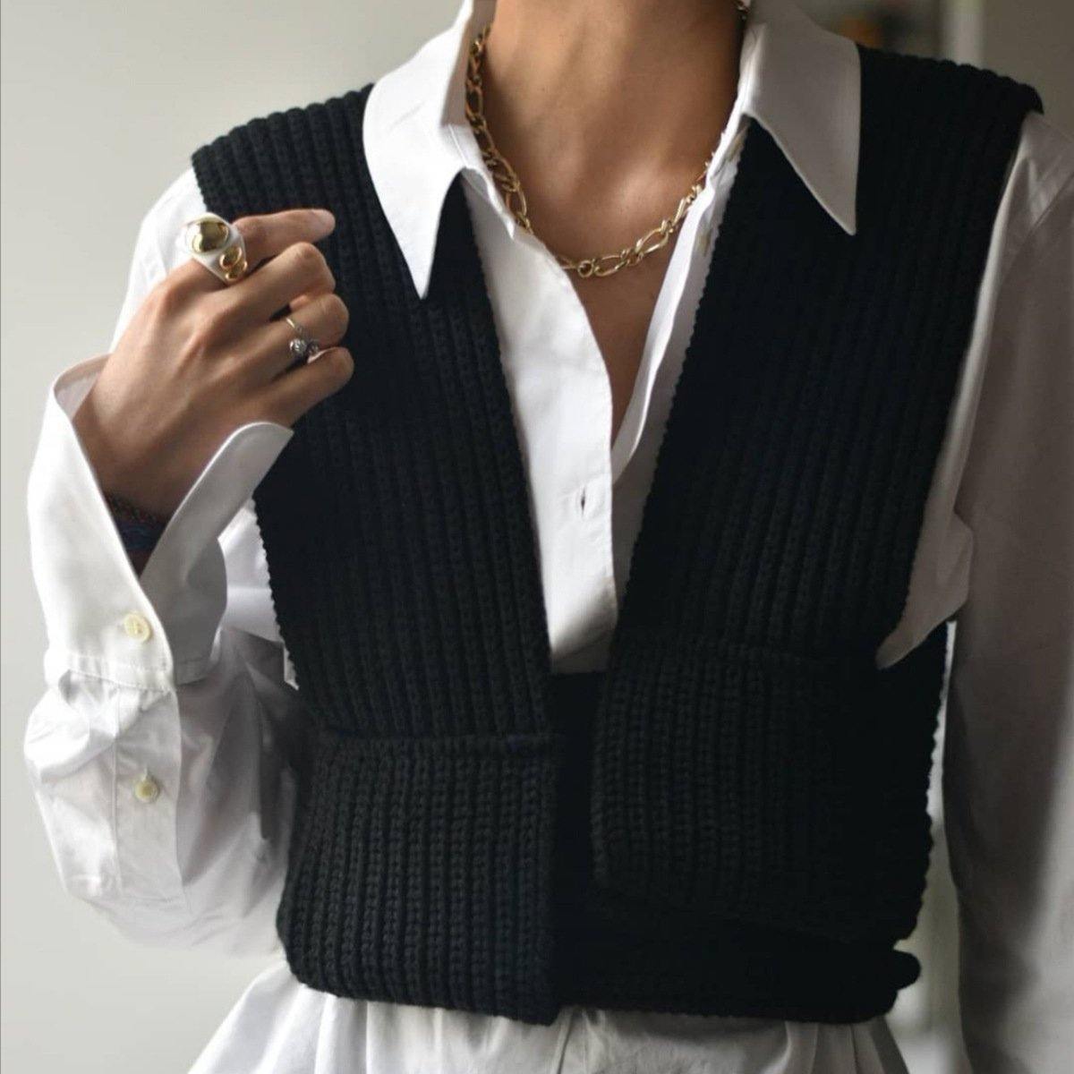 DIY Knitting Bangdage Tops-STYLEGOING