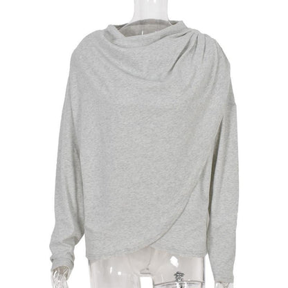 Women Winter Loose Irregular Hoodies-STYLEGOING