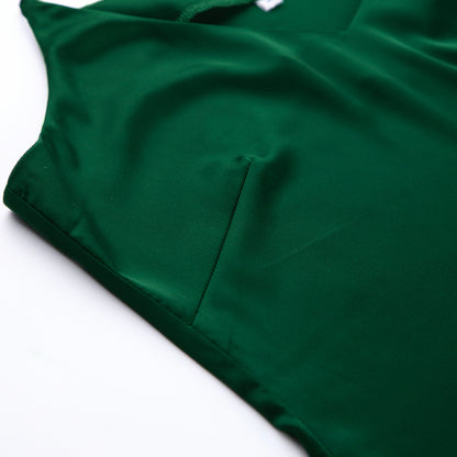 Sexy Satin Spahgetti Straps Women Dresses