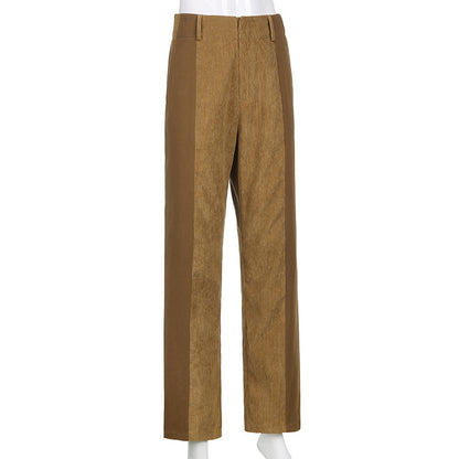 Casual Women's Corduroy Straight Pants