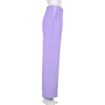 Casual Women's Corduroy Straight Pants