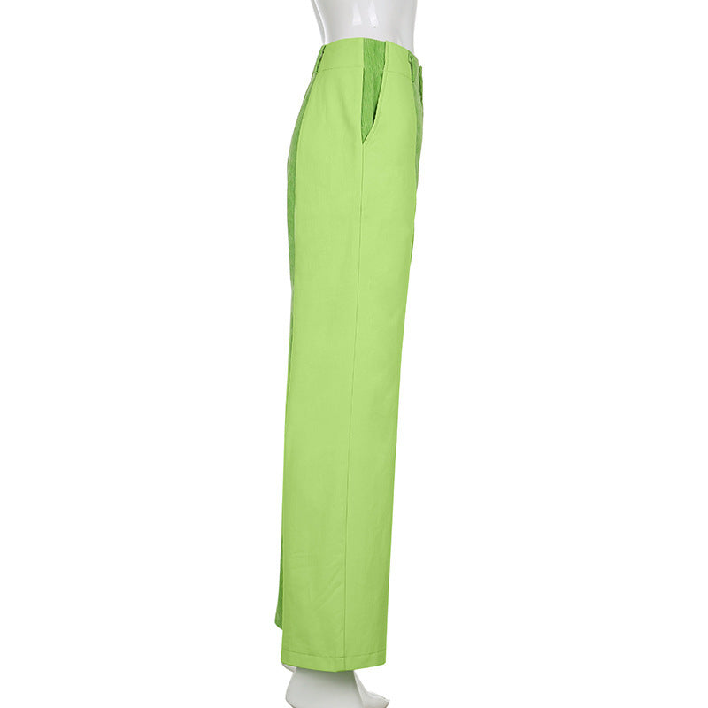 Casual Women's Corduroy Straight Pants
