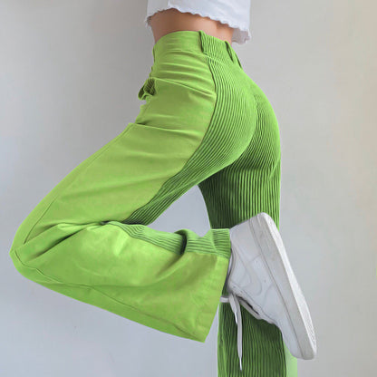 Casual Women's Corduroy Straight Pants