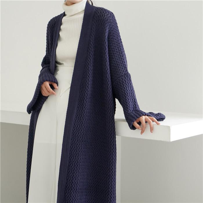 Plus Sizes Loose Knitting Women Overcoat-STYLEGOING