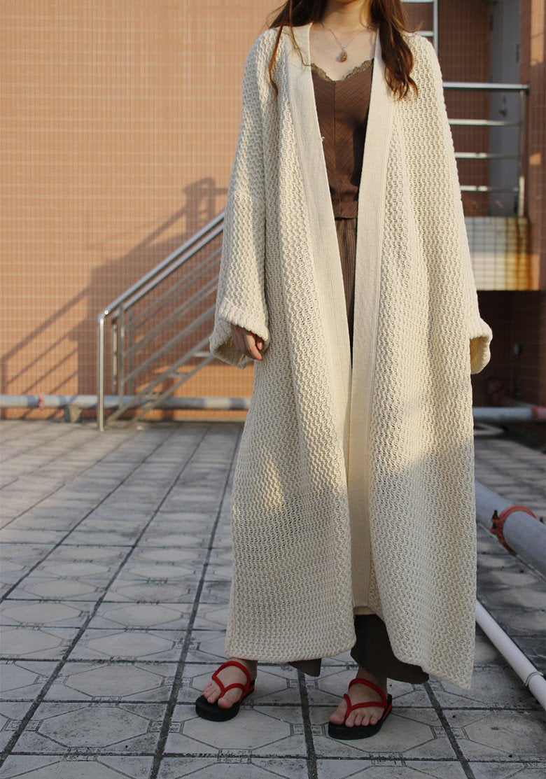 Plus Sizes Loose Knitting Women Overcoat-STYLEGOING