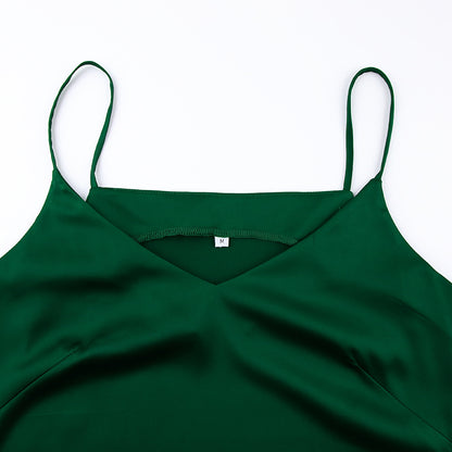Sexy Satin Spahgetti Straps Women Dresses