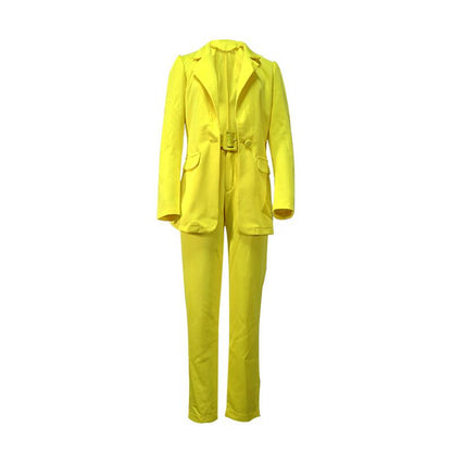 Leisure Fashion Two Pieces Blazers Outfits-STYLEGOING