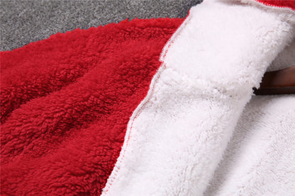 Fashion Women Warm Velvet Long Sleeves Overcoats