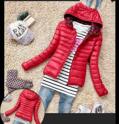 Women Long Sleeves Flimsy Cotton Overcoat