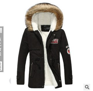 Winter Cotton Hoodies Coats for Men