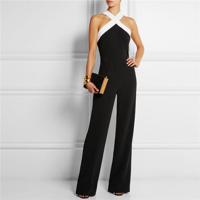 Sexy Backless Slim Waist Women Jumpsuits-STYLEGOING