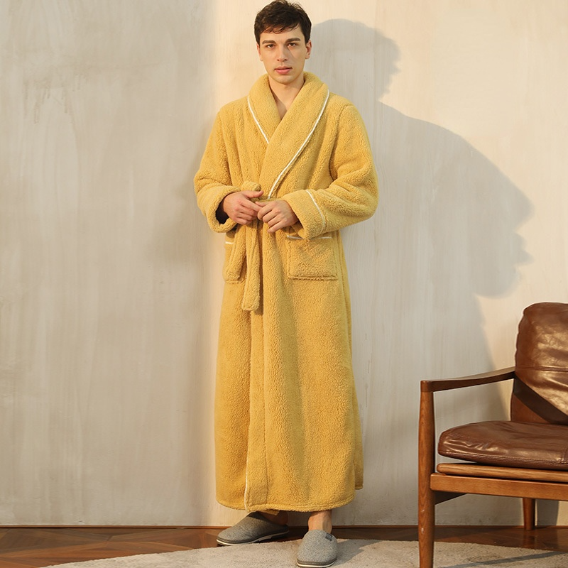 Luxury His-and-hers Winter Warm Sleepwear Robe