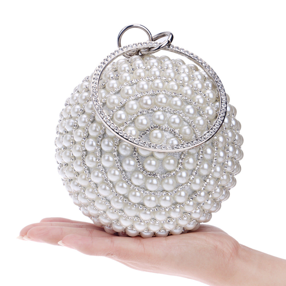 Fashion Round Shaped Jewelry Design Evening Party Bags