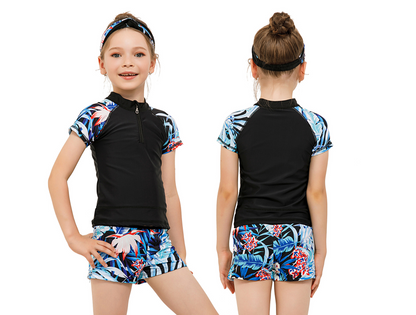 Parent-child Diving Suit Short Sleeve Swimwear-STYLEGOING