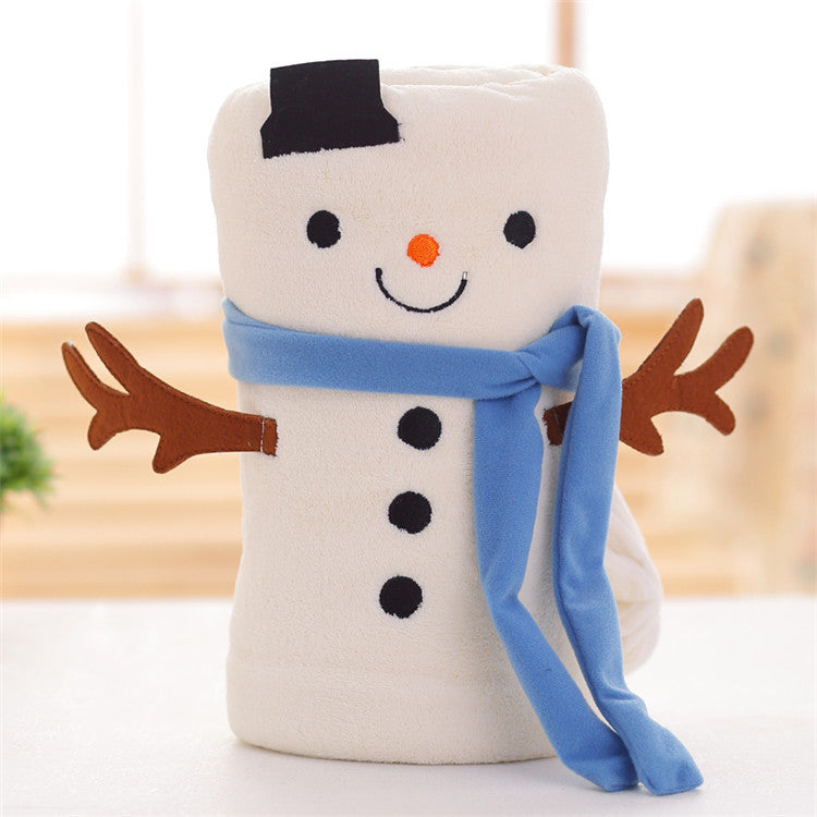 Cute Merry Christmas Double Fleece Blankets