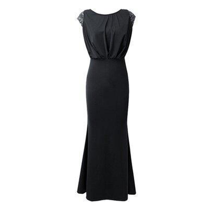 Sexy Round Neck Mermaid Maxi Dress-STYLEGOING