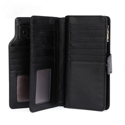 Cusotm Handmade Men's Leather Wallet-STYLEGOING