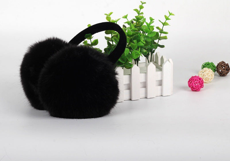 Winter Ear Warmer Artifical Fox Fur Earmuffs