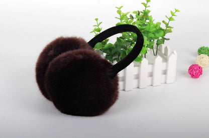 Winter Ear Warmer Artifical Fox Fur Earmuffs