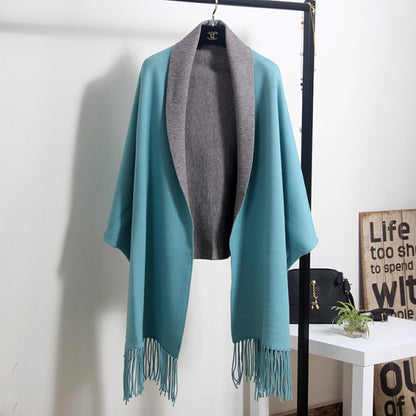 Women Tassels Bat Knitting Overcoat Cardigans