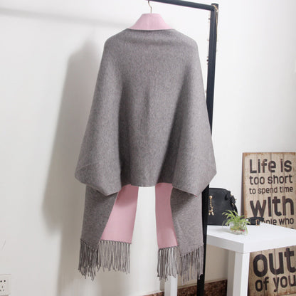 Women Tassels Bat Knitting Overcoat Cardigans
