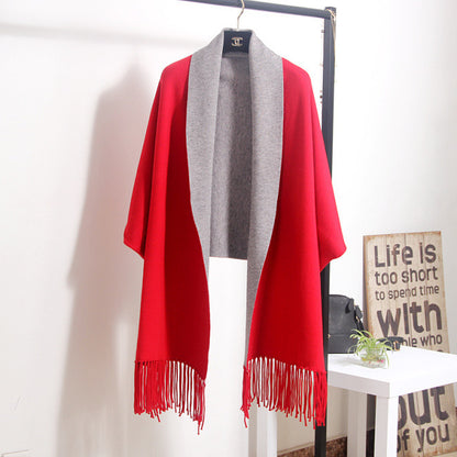 Women Tassels Bat Knitting Overcoat Cardigans