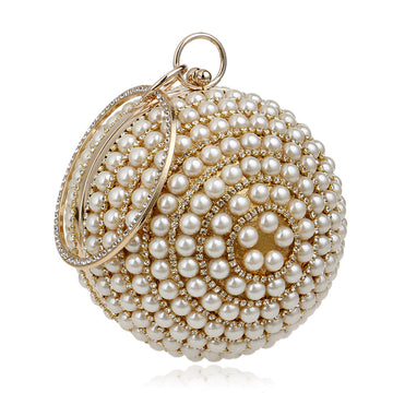 Fashion Round Shaped Jewelry Design Evening Party Bags
