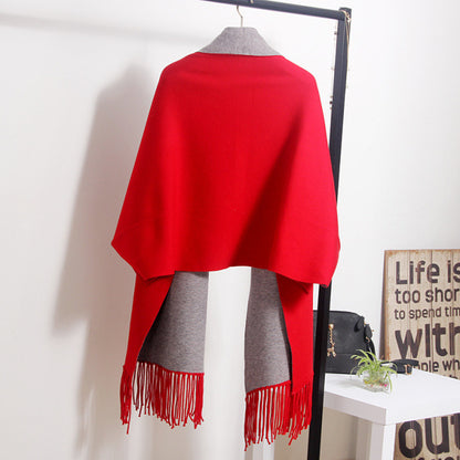 Women Tassels Bat Knitting Overcoat Cardigans