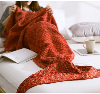 Knitting Mermaid Blanket--Free Shipping at meselling99