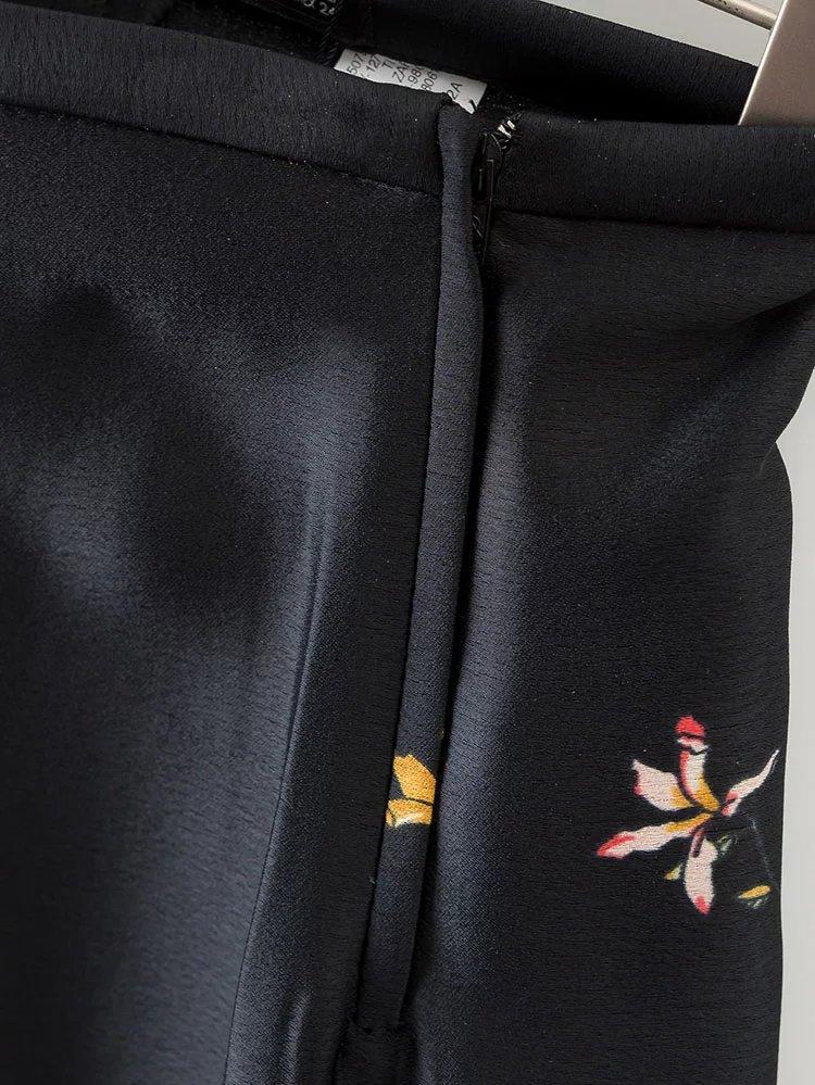 Summer Red-crowned Crane Ankle Length Pans and Blazer Suits-STYLEGOING