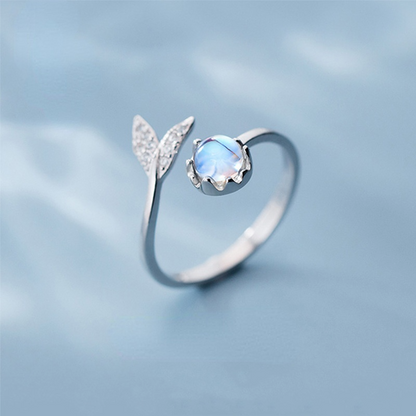 Fishtail Design Sterling Silver Rings for Women