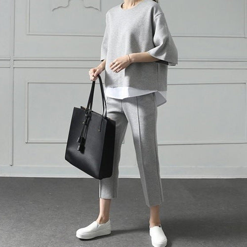 Casual Women Tops & Pants 2pcs Spring Outfits