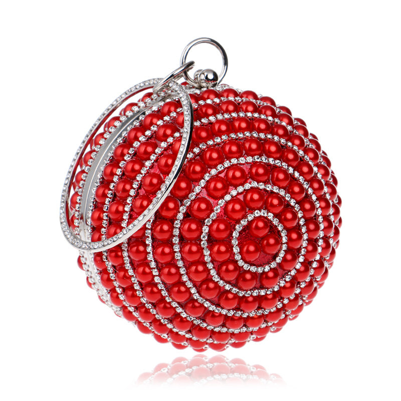 Fashion Round Shaped Jewelry Design Evening Party Bags