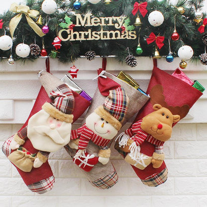 Christmas Snowman 3D Socks for Gifts