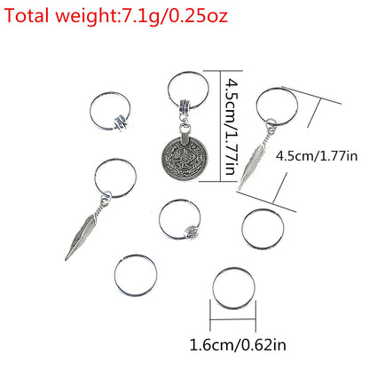 Personality DIY Coins Design Brain Hair Accessories