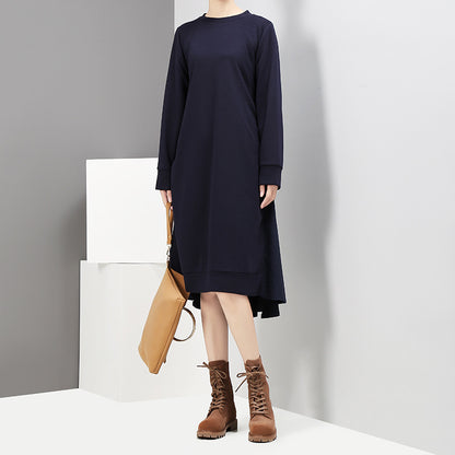 Back Designed Fall Black Dresses