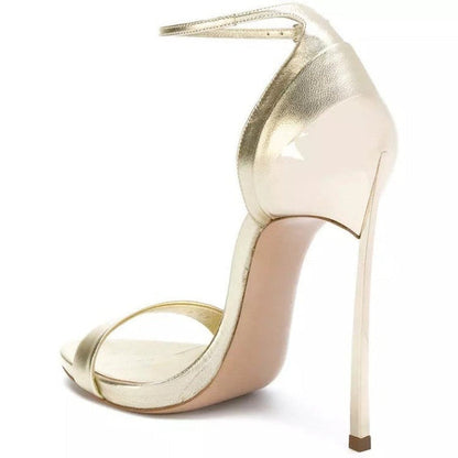 Summer One-sided Belt High-heeled Party Sandals for Women