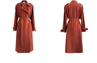Fashion Fall Wind Break Long Overcoats for Women