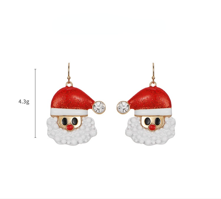 Santa Claus Women Drop Earring for Christmas