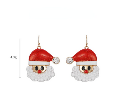 Santa Claus Women Drop Earring for Christmas