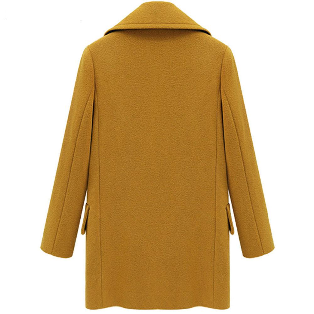 Women Plus Sizes Casual Overcoat Outerwear-STYLEGOING