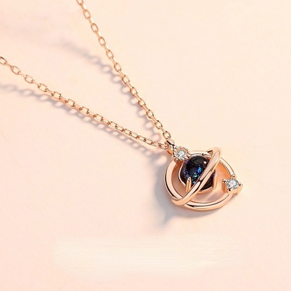 Fantasy Planet Design Silver Necklace for Women