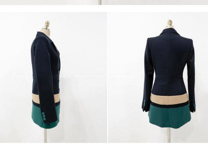 Elegant Office Lady Two Pieces Blazer&Pants Sets