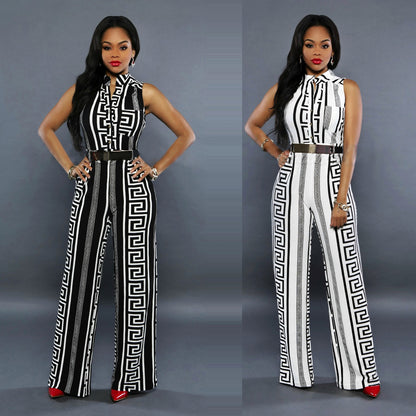 Sexy Summer Print Women Jumpsuits&rompers
