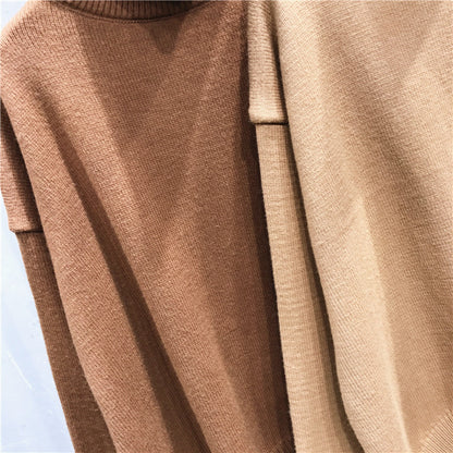 Women Turtleneck Cozy Knitting Pullover Sweaters