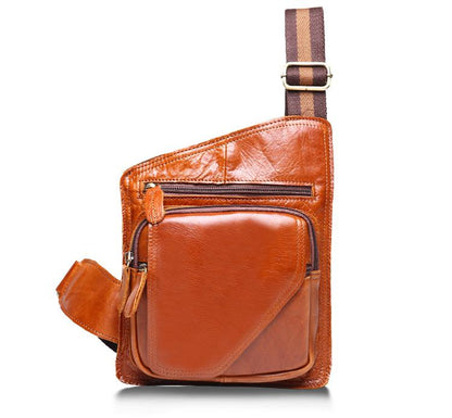 Personalized Handmade Leather Small Shoulder Bag-STYLEGOING