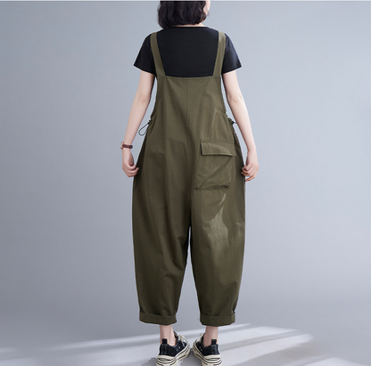 Summer Causl Loose Plus Sizes Jumpsuits-STYLEGOING