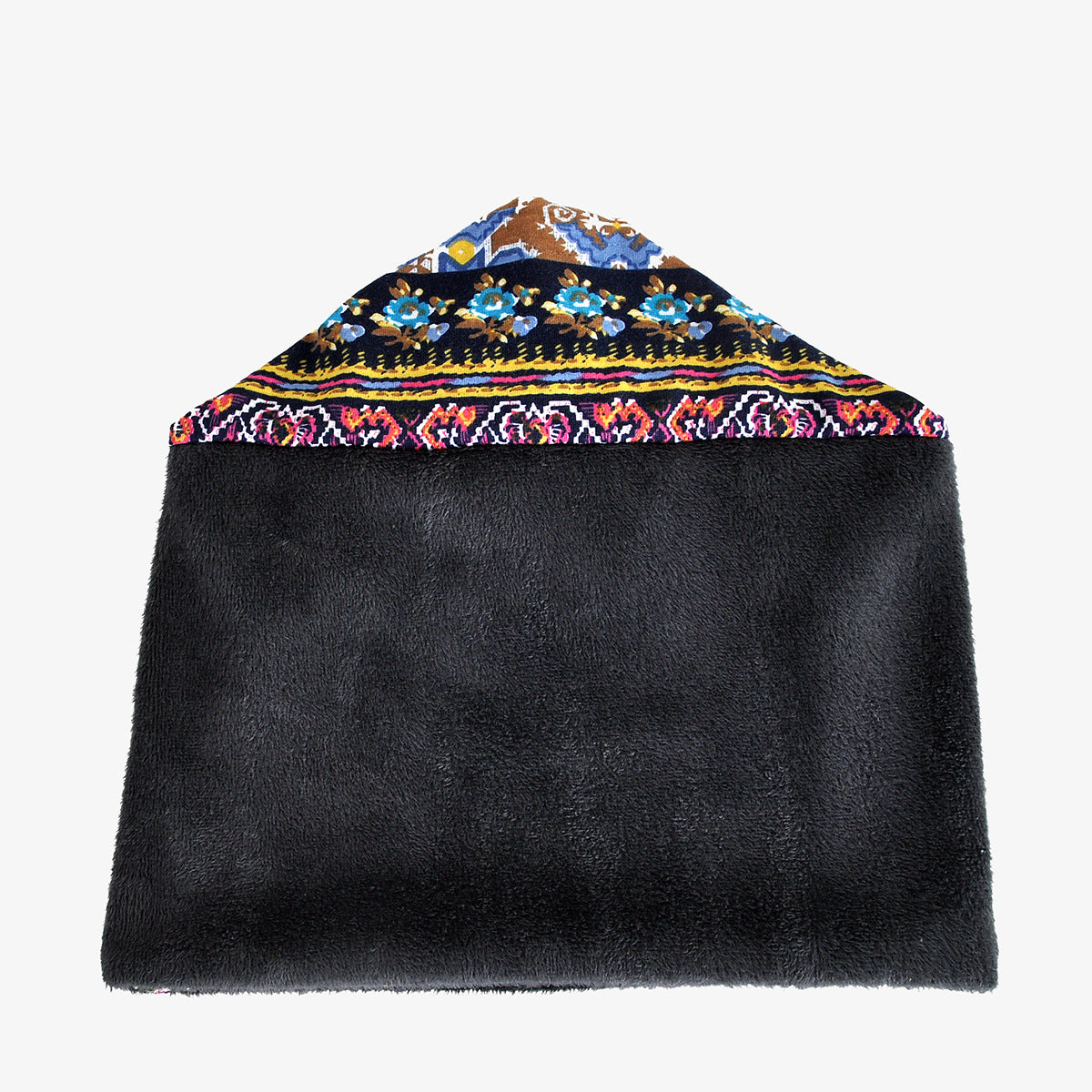 Winter Warm Bohemian Print Velvet Hats for Women