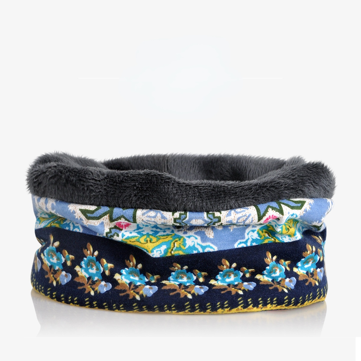 Winter Warm Bohemian Print Velvet Hats for Women